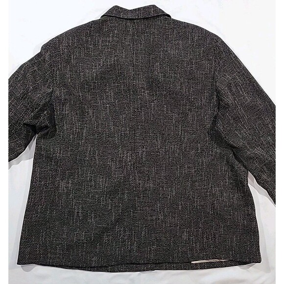 Chico's Blazer Jacket Size 3 Women's Size US XL Tweed Silk Lined 3 Buttons - Picture 11 of 14